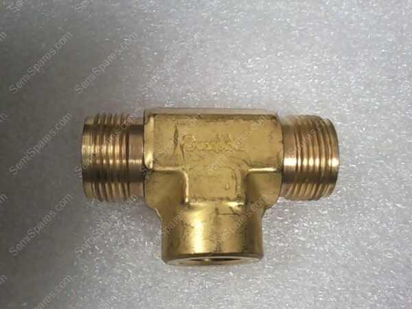 SWAGELOK C TEE FITTING | SWAGELOK BRASS C TEE FITTING FEMALE BRANCH - Image 2