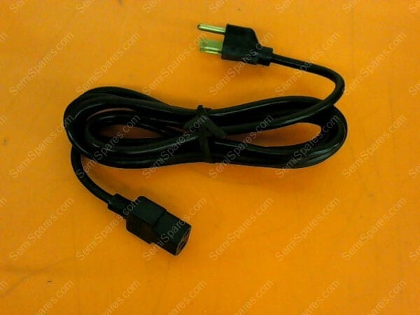 E3462-C | POWER CORD, 6 FEET,AWG 18/3,SVT,BLACK,CSA,PROTECTED PLUG - Image 3