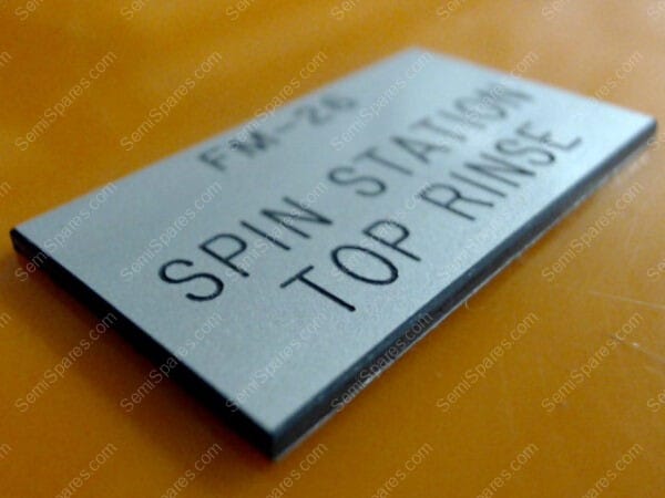 138-885081-010 | LABEL,  FM-26  SPIN  STA. TOP  RINS - Image 3