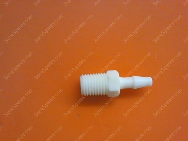 BF-0665-00 | BARB,1630-1,1/8 ' ' TO 1/16-27,WHITE NYLON