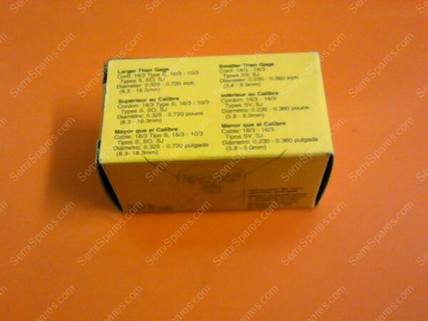 HBL5369C | HUBBELL 20 AMP INDUSTRIAL GRADE CONNECTOR - HBL5369C (PK OF 2) - Image 3