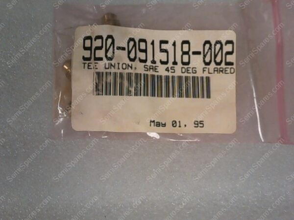 920-091518-002 | TEE UNION, SAE 45 DEG FLARED - Image 3