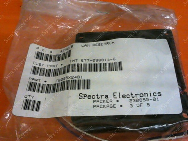 677-098814-006 | FAN,24VDC,80mm,TACH OUT,51CFM - Image 4