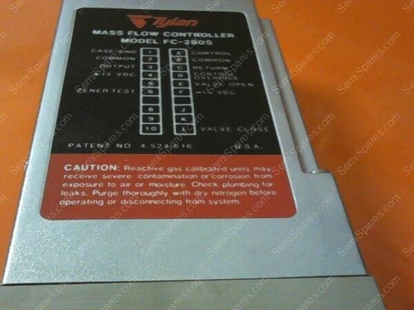FC-280S | MASS FLOW CONTROLLER, MODEL FC-280S, 5 SLPM, AW9304183 - Image 3