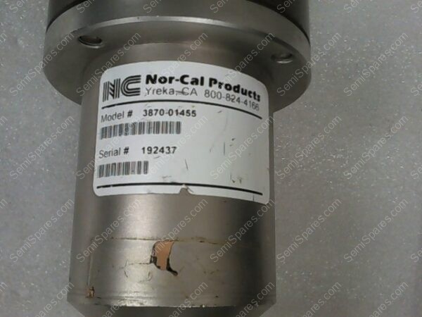 3870-01455 | APPLIED MATERIALS 3870-01455 VALVE PNEU 1.50 OD PORT KALREZ/NOR-CAL PRODUCT - Image 2