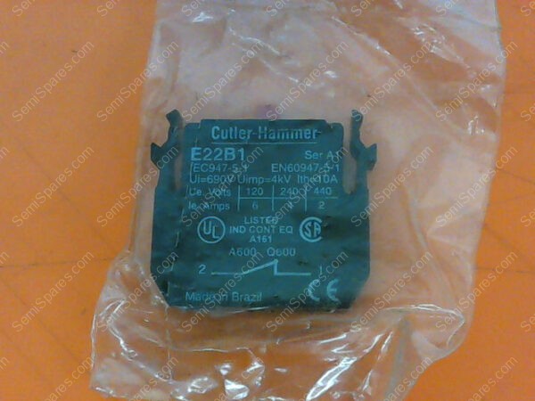E22B1 | CUTLER-HAMMER CONTACT BLOCK 240/440V E22B1 - Image 2