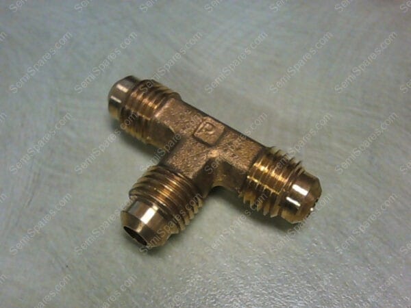144F-12 | PARKER 3/4" FLARE TEE FITTING 45 DEG 3 WAY FITTING HVAC LNG NATURAL GAS - Image 2