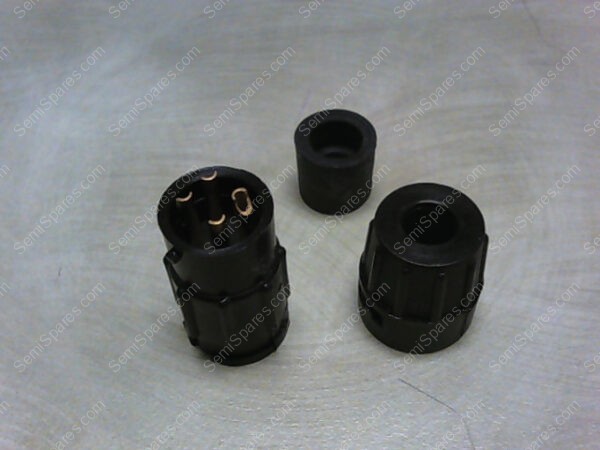 8282-4PG-318 | CONXALL 8282-4PG-318 MINI-CON-X PLASTIC CONNECTOR STRAIGHT CABLE RECEPTACLE 4 PIN-SOLDER CONTACTS - Image 2