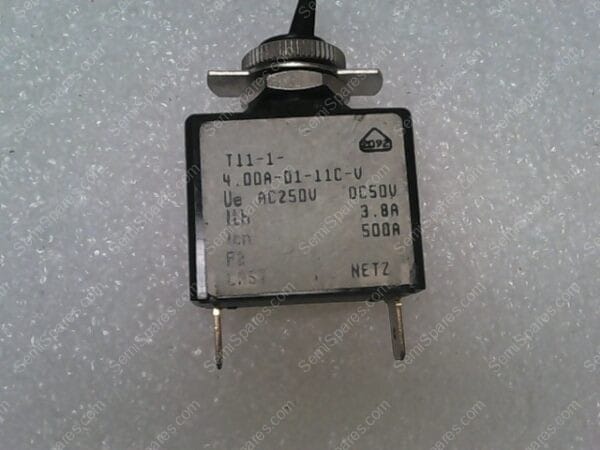 4. A-01-11C-V | CIRCUIT BREAKER MAG-HYDR TOGGLE