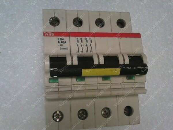 S 284 K 40A | CIRCUIT BREAKER, 4 POLE, S 284 K 40A  VDE 0660 - Image 3