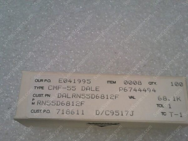 METAL FILM RESISTORS | METAL FILM RESISTORS, 9517J, RN55D, 6812F - Image 2
