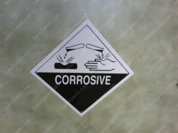 CORROSIVE SIGN | CORROSIVE HAZARD SYMBOL WARNING SIGN - Image 3