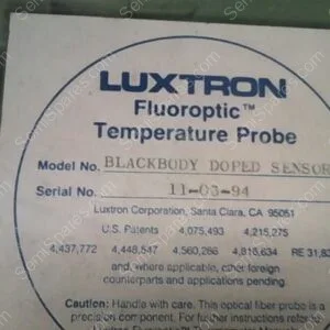 BLACKBODY DOPED SENSOR | FLUOROPTIC TEMPERATURE PROBE