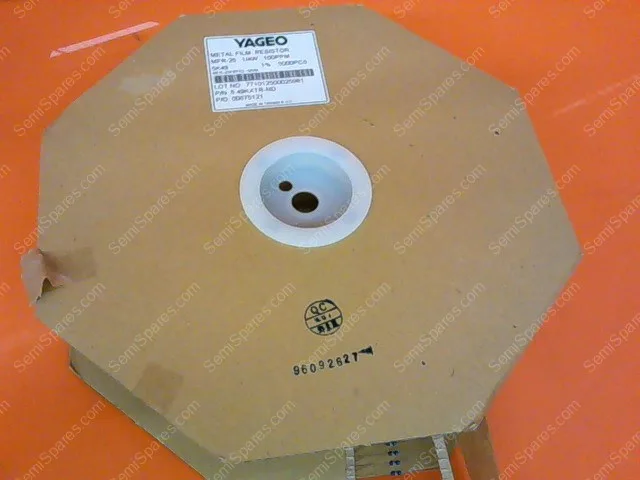 5.49KXTR-ND | METAL FILM RESISTOR MFR-25 1/4W 100PPM 5K49 1% (5000PCS - Image 2