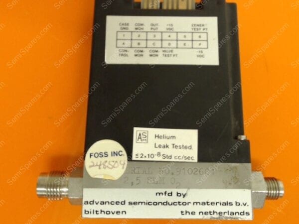 FC-260 | MASS FLOW CONTROLLER MODEL FC-260, 2.5SLM, 02, S/N 9102601 - Image 3