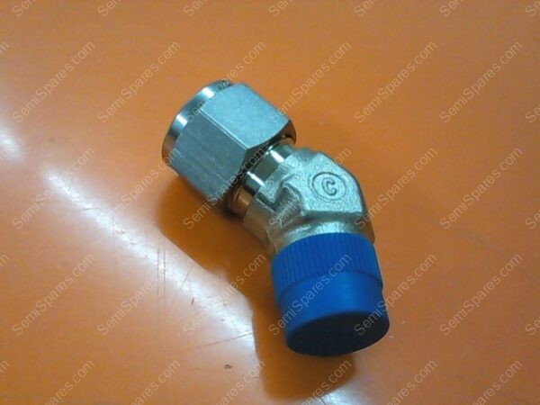 SL-5161-00 | SS-810-5-6, 45 MALE ELBOW, 1/2"TUBE,3/8M