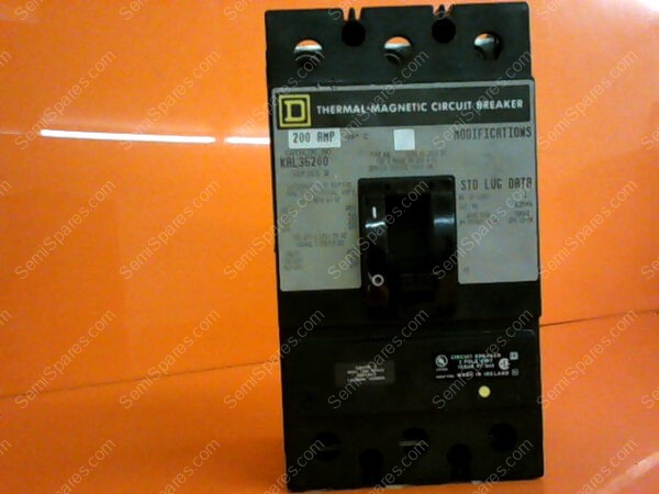 KAL36200 | THERMAL-MAGNETIC 200 AMP 3 POLE CIRCUIT BREAKER KAL36200 - Image 2