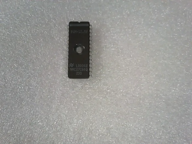 LB9042 | NMC27C64Q 200-CMOS EPROM, PGM=12.5V CERAMIC 28 PIN IC UV ERASABLE - Image 3