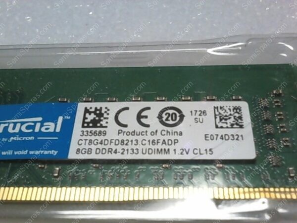 C16FADP | CRUCIAL DDR4-2133 8GB UDIMM 1.2V CL15 CT8G4DFD8213.C16FADP