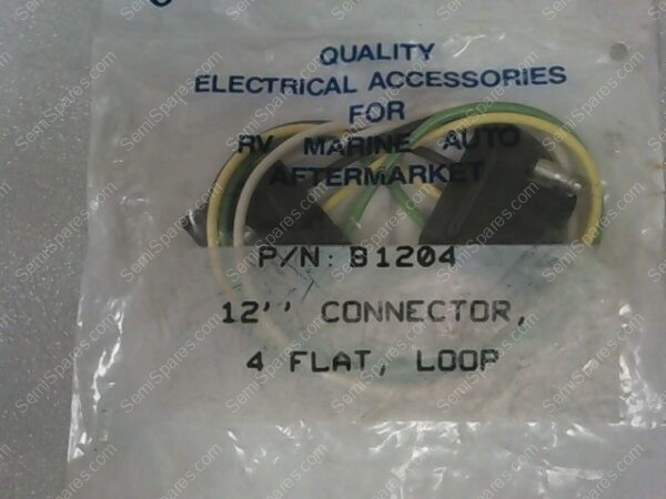 B1204 | 12INCH CONNECTOR, 4 FLAT, LOOP - Image 2