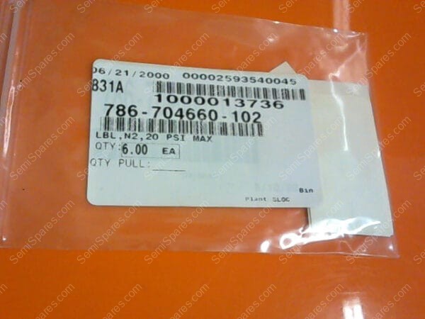 786-704660-102 | LBL,N2,20 PSI MAX - Image 3