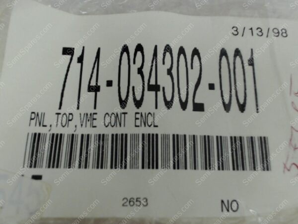 714-034302-001 | PNL,TOP,VME CONT ENCL - Image 3