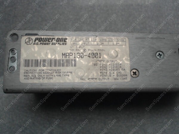 MAP130-4001 | POWER-ONE MAP130-4001 D.C. POWER SUPPLY, 110V/60HZ, 230V/50HZ, MAX INPUT 3.3A 1.8A - Image 2