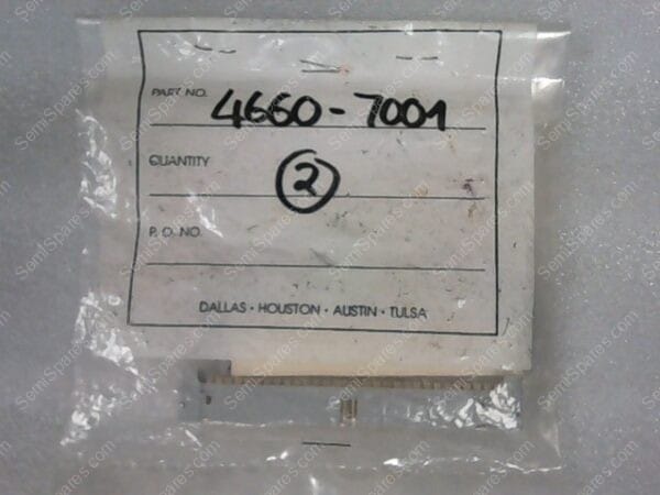 4660-7001 | CONNECTOR PLUG 60P IDC 26-28AWG GOLD - Image 2