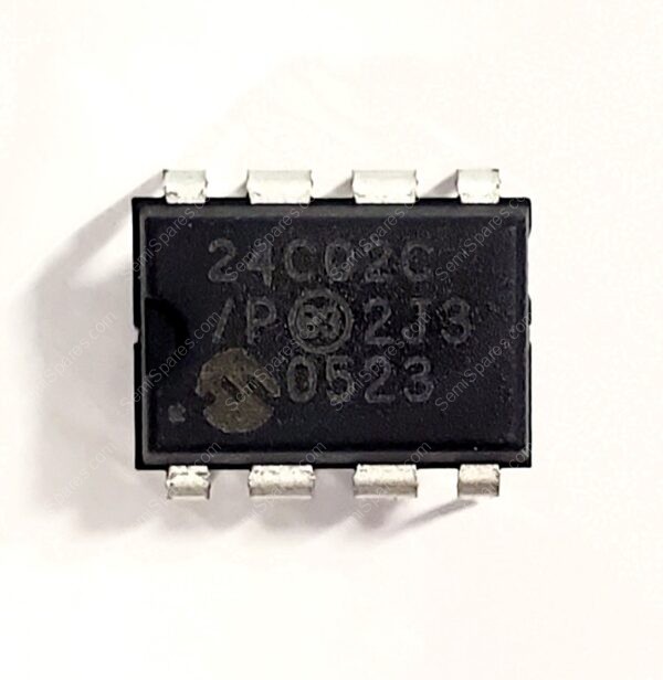 24C02C/P | EEPROM MEMORY IC 2KBIT I2C 400 KHZ 3.5OS 8-PDIP NON VOLATILE 4.5V-5.5V THROUGH HOLE