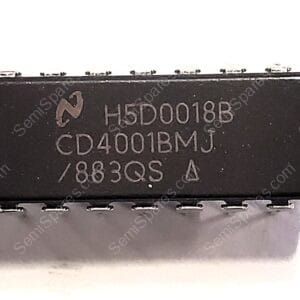 CD4001BMJ | LOGIC NOR GATE 4 ELEMENT 2-IN CMOS 14-PIN CDIP