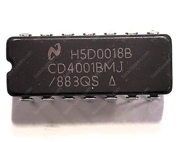 CD4001BMJ | LOGIC NOR GATE 4 ELEMENT 2-IN CMOS 14-PIN CDIP