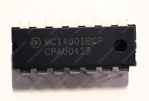 MC14001BCP | NOR GATE IC 4 CHANNEL 14-PDIP 3V-18V THROUGH HOLE