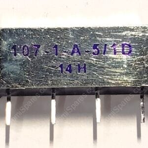 107-1-A-5/1D | REED RELAY 5V MINI-SIL 107 SERIES THROUGH HOLE 500 OHM 1A