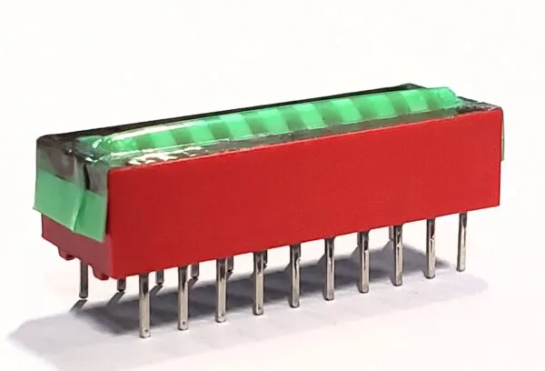 76SB10S | DIP SWITCH SPST 10 POSITION THROUGH HOLE ROCKER ACTUATOR 150MA 30VDC RAISED PC PIN - Image 2