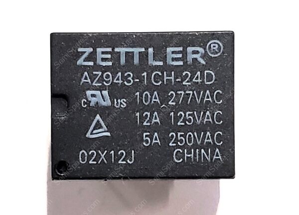 AZ943-1CH-24D | GENERAL PURPOSE RELAY SPDT (1 FORM C) 24VDC COIL THROUGH HOLE NON LATCHING SEALED FLUX PROTECTION
