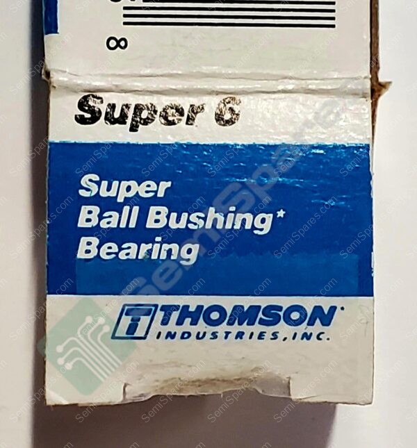 SUPER6 | BALL BUSHING CLOSED ROUND RAIL BEARING LOW COEFFICIENT OF FRICTION 0.375IN. NON ADJUSTABLE - Image 5