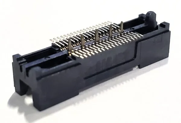 2-767004-2 | 38 POSITION CONNECTOR RECEPTACLE CENTER STRIP CONTACTS SURFACE MOUNT GOLD - Image 2