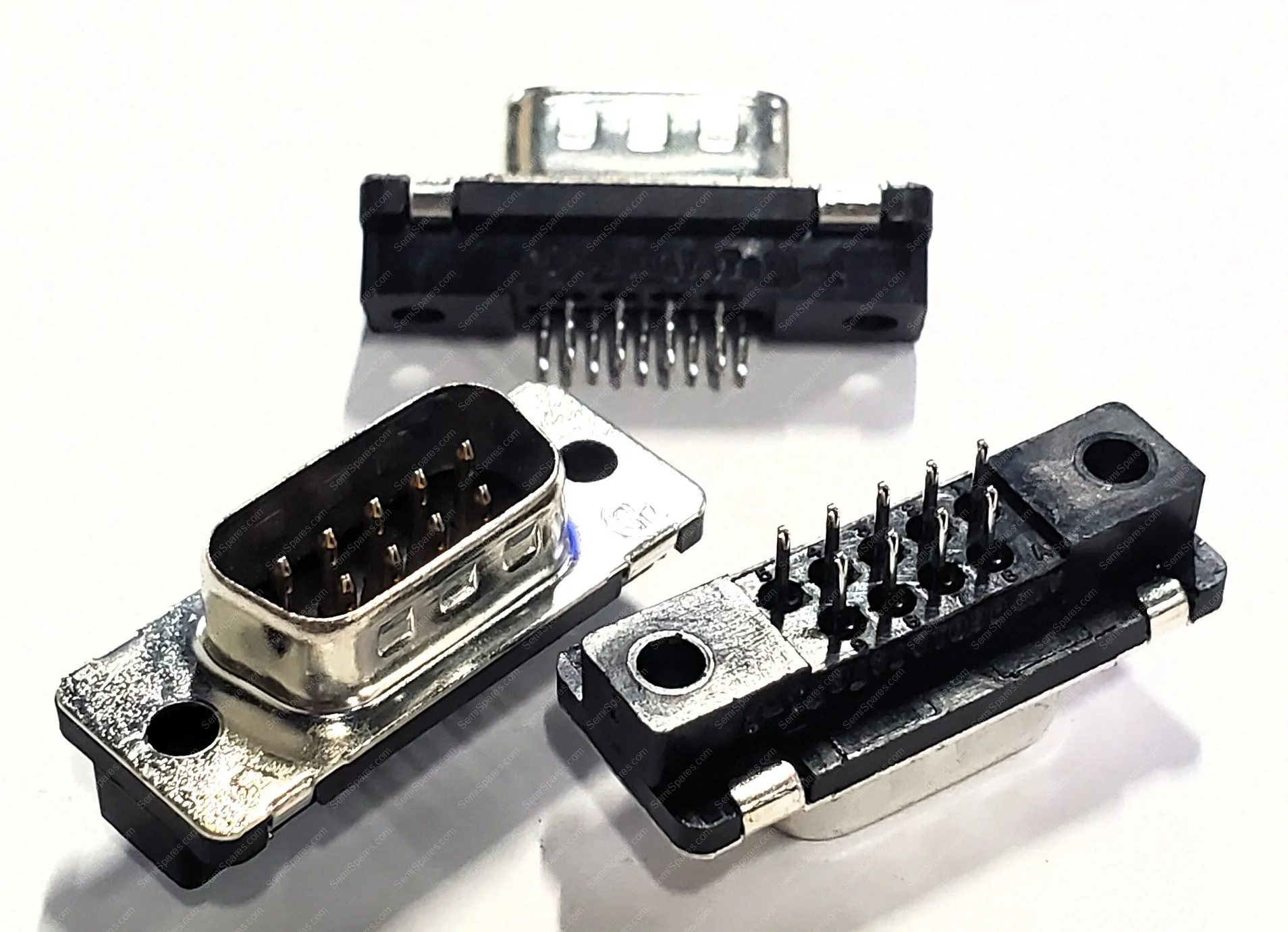 747871-2 | 9 POSITION D-SUB PLUG MALE PINS CONNECTOR THROUGH HOLE HOUSING/SHELL UNTHREADED SOLDER 125V - Image 4
