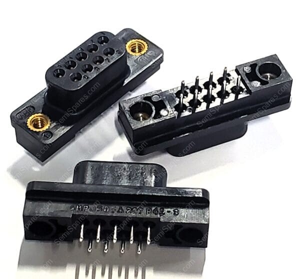 207841-3 | 9 POSITION D-SUB RECEPTACLE FEMALE SOCKETS CONNECTOR HOUSING/SHELL SOLDER FLASH 125V - Image 4
