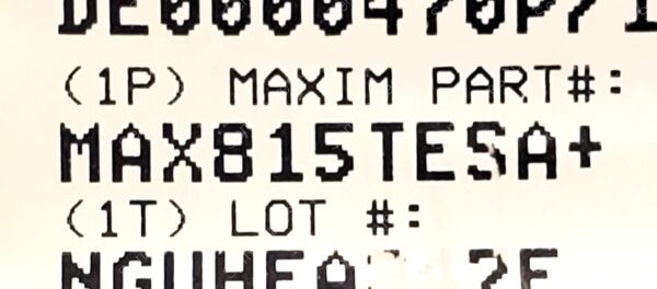 MAX815TESA+ | SUPERVISOR PUSH PULL TOTEM POLE 1 CHANNEL 8 SOIC SIMPLE RESET POWER ON RESET SURFACE MOUNT 3.03V - Image 4