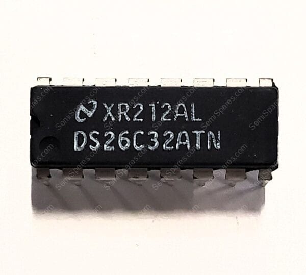 DS26C32ATN | 0/4 RECEIVER RS422, RS423 16-DIP 4.5V-5.5 THROUGH HOLE