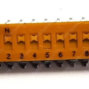 90HBW08P | DIP SWITCH SPST 8 POSITION SURFACE MOUNT SLIDE (STANDARD) ACTUATOR 25MA 24VDC