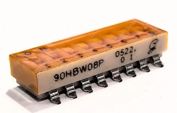 90HBW08P | DIP SWITCH SPST 8 POSITION SURFACE MOUNT SLIDE (STANDARD) ACTUATOR 25MA 24VDC - Image 2