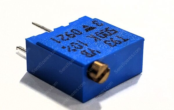 T93YB504KT20 | 500 KOHMS 0.5W 1/2W PC PIN THROUGH HOLE TRIMMER POTENTIOMETER CERMET 21.0 TURN TOP ADJUSTMENT - Image 2