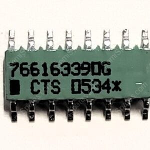 766163390G | 39 OHM 2+/% 160MW POWER PER ELEMENT ISOLATED 8 RESISTOR NETWORK ARRAY SURFACE MOUNT