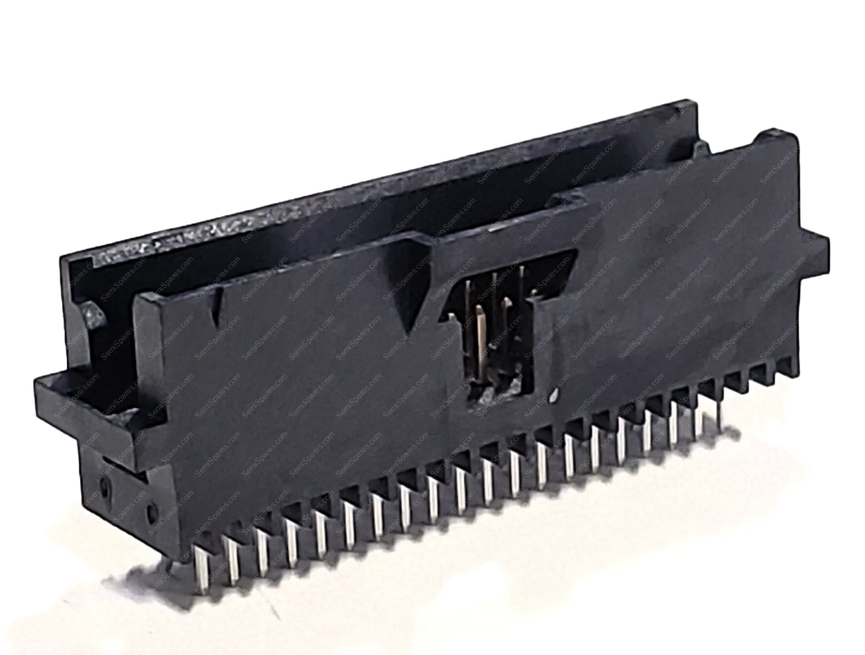 104068-4 | CONNECTOR HEADER THROUGH HOLE 40 POSITION 0.050" MALE PIN SHROUDED 2 WALL SOLDER LATCH HOLDER