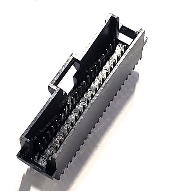 104068-4 | CONNECTOR HEADER THROUGH HOLE 40 POSITION 0.050" MALE PIN SHROUDED 2 WALL SOLDER LATCH HOLDER - Image 2