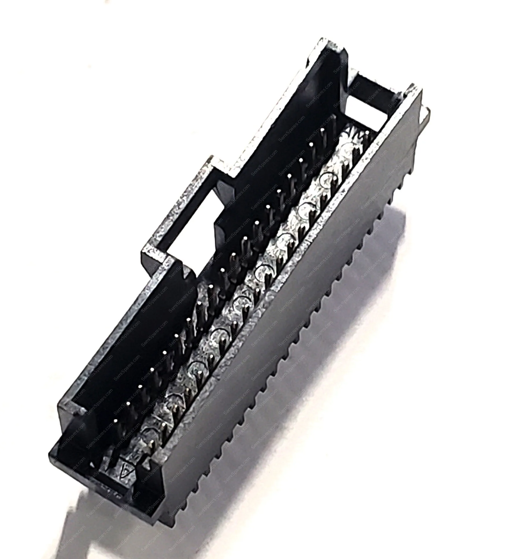 104068-4 | CONNECTOR HEADER THROUGH HOLE 40 POSITION 0.050" MALE PIN SHROUDED 2 WALL SOLDER LATCH HOLDER - Image 2