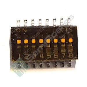 218-8LPST | DIP SWITCH SPST 8 POSITION SURFACE MOUNT SLIDE (STANDARD) ACTUATOR 25MA 24VDC FLUSHED RECESSED GULL WING