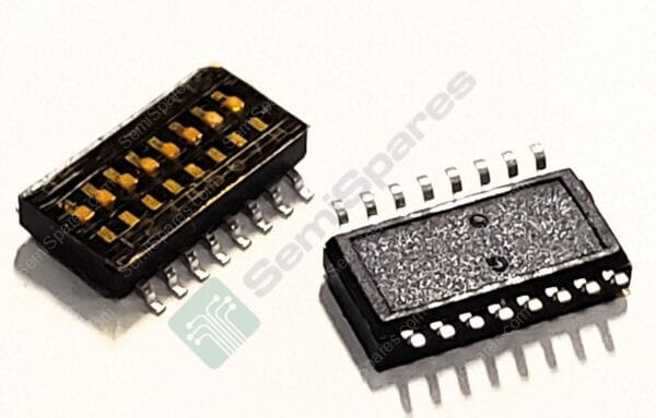 218-8LPST | DIP SWITCH SPST 8 POSITION SURFACE MOUNT SLIDE (STANDARD) ACTUATOR 25MA 24VDC FLUSHED RECESSED GULL WING - Image 3
